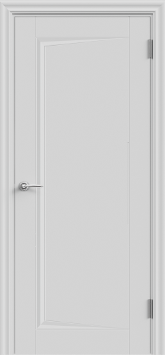 Межкомнатная дверь эмаль SCANDI NEO 6 глухое 4P без притвора цвет Светло-серый