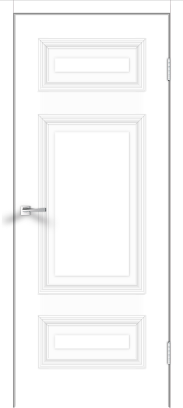 Межкомнатная дверь эмаль LEDO 1 глухое 3P без притвора Белый