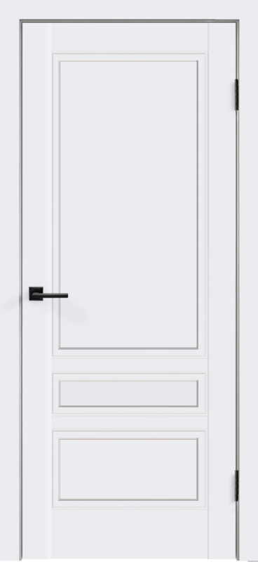 Межкомнатная дверь эмаль SCANDI глухое 3P без притвора Белый