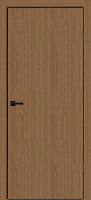 Межкомнатная дверь SOFTWOOD TECHNO BLACK облегченное глухое Орех американский мореный