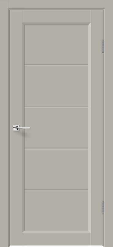 Межкомнатная дверь EMALUX STYLE 1 глухое без притвора Бежевый агат