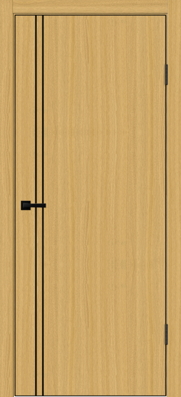 Межкомнатная дверь SOFTWOOD GALANT M2 глухое без притвора Орех американский соломенный