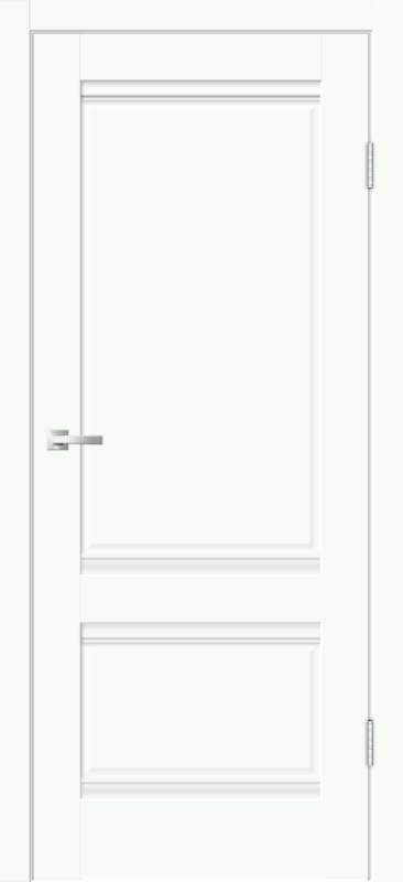 Межкомнатная дверь EMALUX ALTO глухое 2P без притвора Белый опал