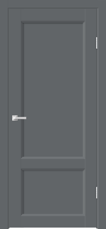 Межкомнатная дверь EMALUX STYLE 3 глухое 2P без притвора Вулкан