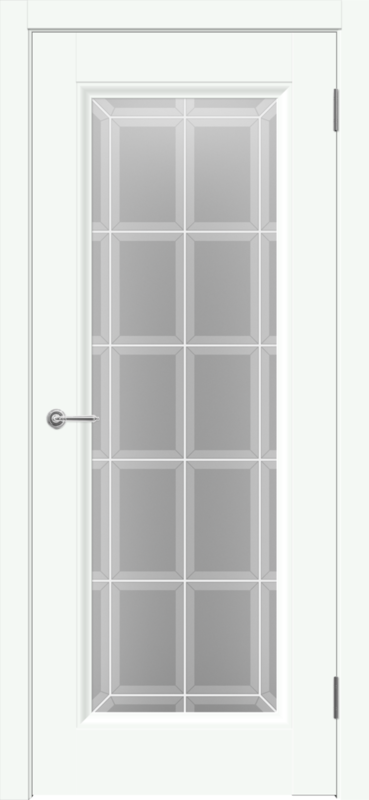 Межкомнатная дверь EMALUX ALTO 9 со стеклом без притвора Эльбрус