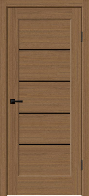 Межкомнатная дверь SOFTWOOD PREMIER 1 со стеклом без притвора Орех американский мореный