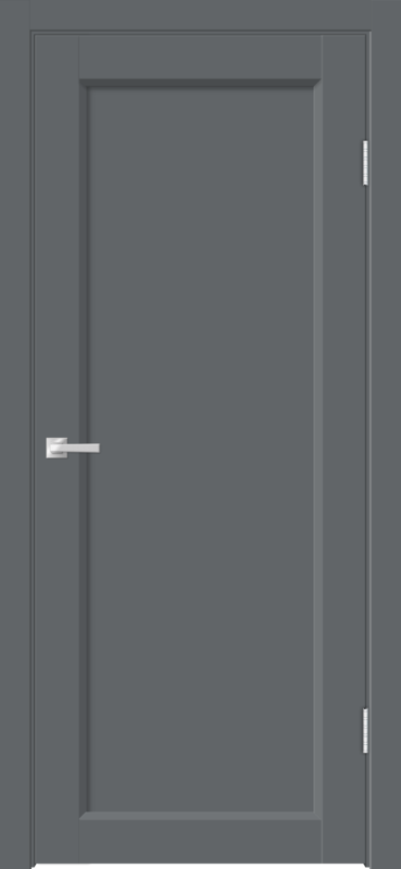 Межкомнатная дверь EMALUX STYLE 3 глухое 4P без притвора Вулкан