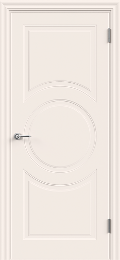 Межкомнатная дверь эмаль VERONA 1 глухое без притвора Слоновая кость