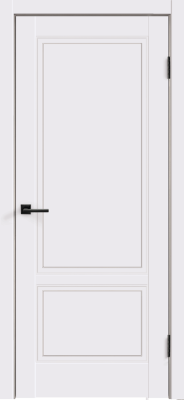 Межкомнатная дверь эмаль SCANDI глухое 2P без притвора Белый