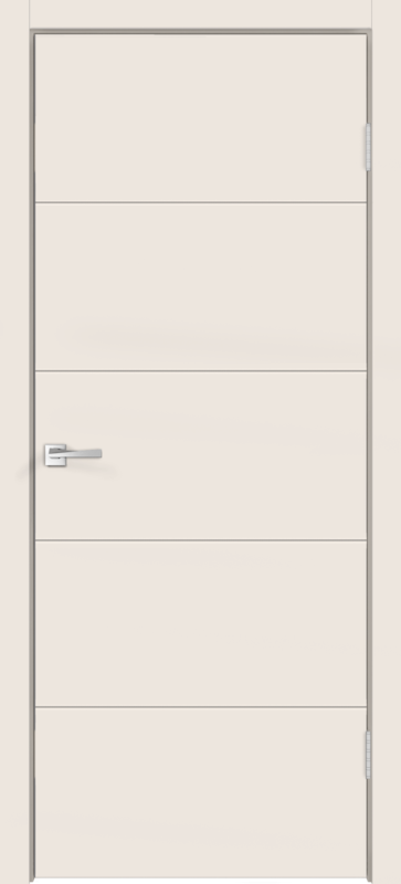 Межкомнатная дверь эмаль SCANDI F глухое без притвора под заказ Слоновая кость