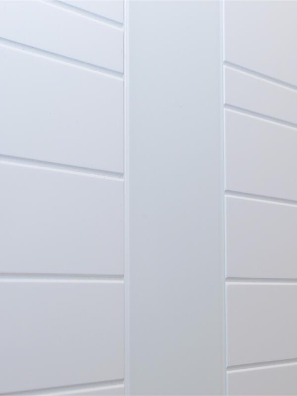 Межкомнатная дверь эмаль SCANDI N со стеклом Z1 без притвора Белый